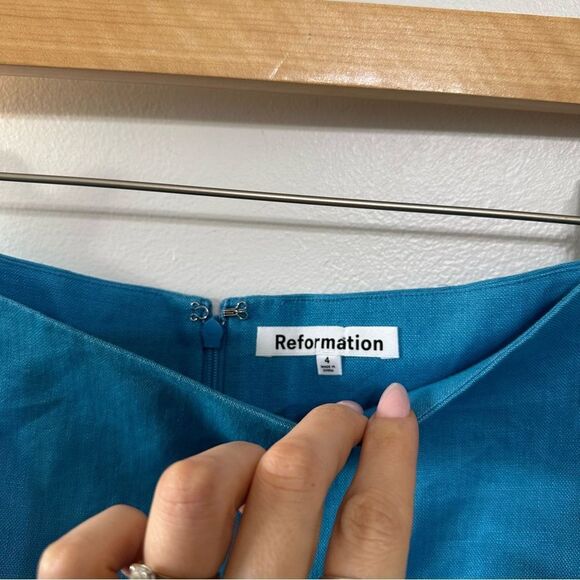 Reformation Karina Top and Veranda Linen Skirt - Picture 9 of 12